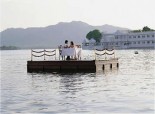 Taj Lake Palace - Private dining on the lake